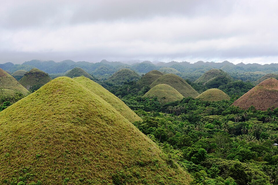 The Chocolate Hills in Carmen, Bohol