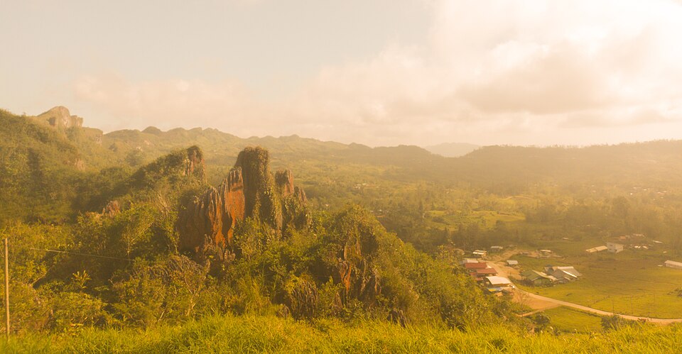 Mountain landscape at Osmeña Peak in Dalaguete, Cebu